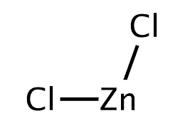 Chemical structure of Zinc chloride