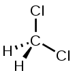 chemical structure of methylene chloride