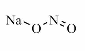 chemical structure of sodium nitrite