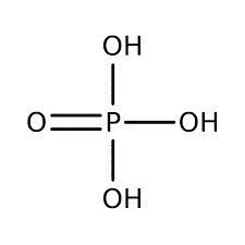 chemical structure of phosphoric acid