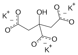 chemical structure of potassium citrate