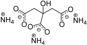chemical structure of Triammonium citrate