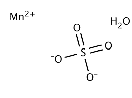 chemical structure of Manganese sulfate monohydrate