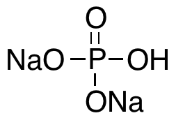 chemical structure of Disodium Phosphate 