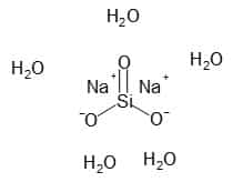 chemical structure of Sodium Metasilicate pentahydrate