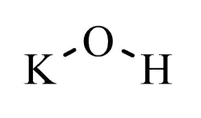 chemical structure of potassium hydroxide