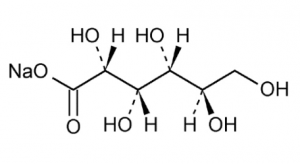 chemical structure of Sodium gluconate