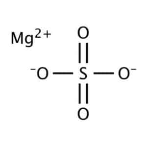 chemical structure of Magnesium sulfate