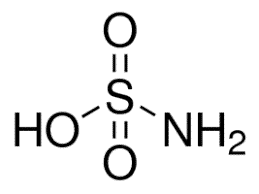 chemical structure of sulfamic acid