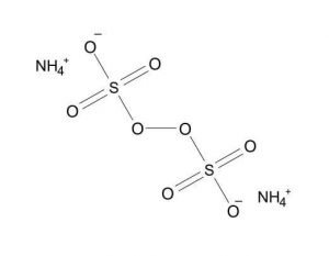 chemical structure of Ammonium persulfate