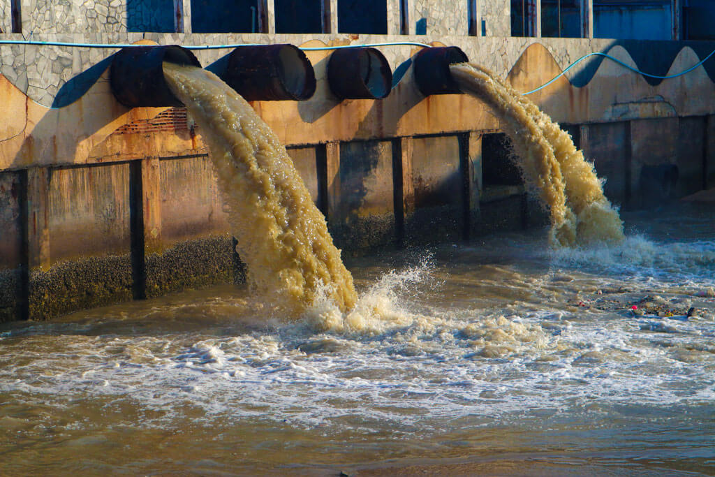 purification of industrial wastewater
