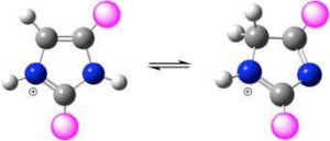 Spatial structure of imidazole