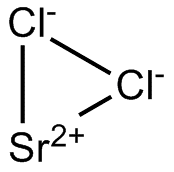 chemical structure of strontium chloride
