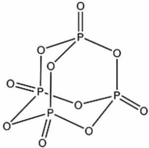 Spatial structure of phosphorus pentoxide