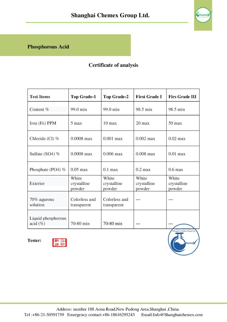 Phosphorous Acid