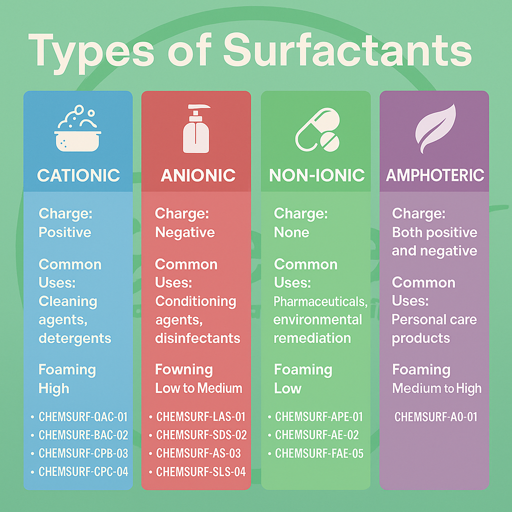 CHEMEX SURFACTANT types